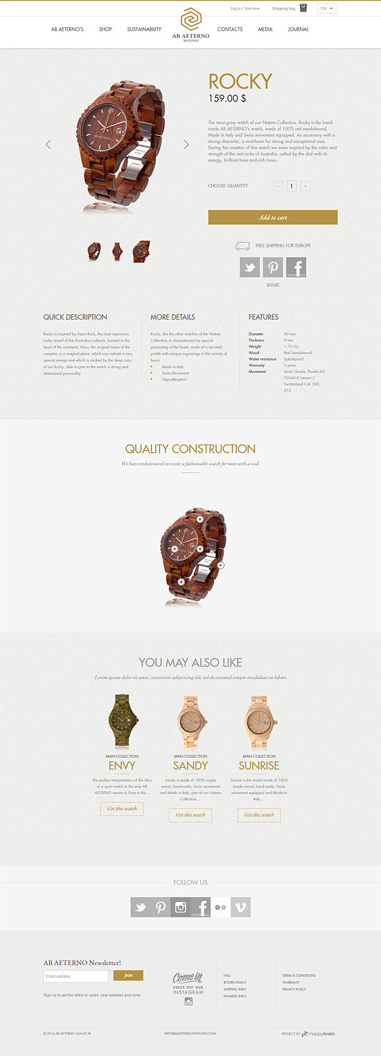 30個國外電商網(wǎng)站產(chǎn)品頁設計欣賞